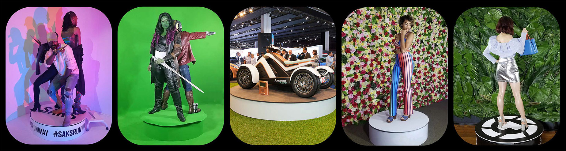 Studio equipment rentals NYC - 360 rotating platform for photo shoots